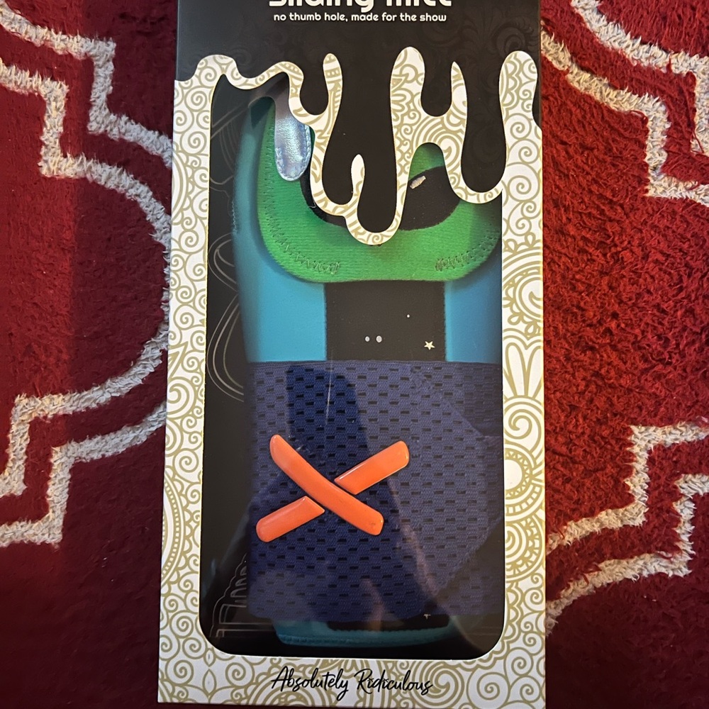 Absolutely ridiculous sliding mitt
